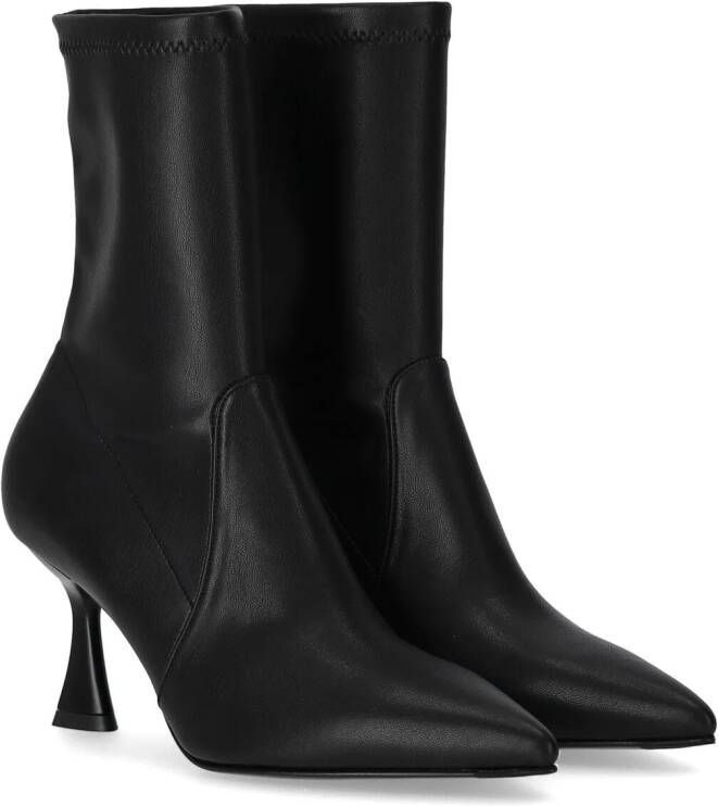 Sergio Levantesi Boots Janet Black Heeled Ankle Boot in zwart