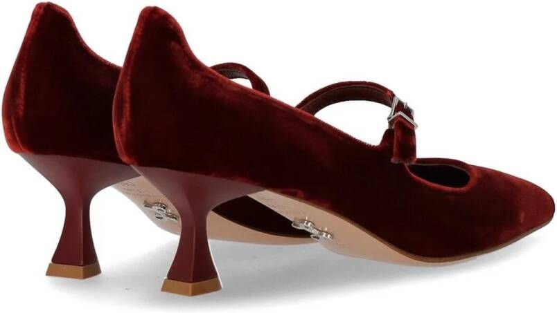 Sergio Levantesi Hoge hakken Carlotta Rust Pump in rood
