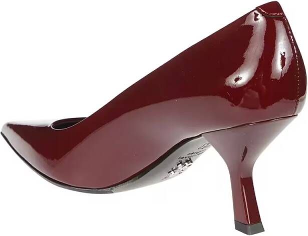 Sergio Levantesi Hoge hakken Patent T50 Pumps in rood