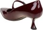 Sergio Levantesi Hoge hakken Refined Leather Decollete With Slender Heel in rood - Thumbnail 1