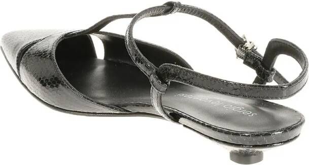 Sergio Levantesi Sandalen Fiamma Slingback in zilver