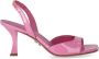 Sergio Levantesi Roze Glanzend Leren Irene Sandalen Pink Dames - Thumbnail 2