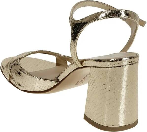 Sergio Levantesi Sandalen Glenda Sandal In Aspis Rose Platinum Finish in goud