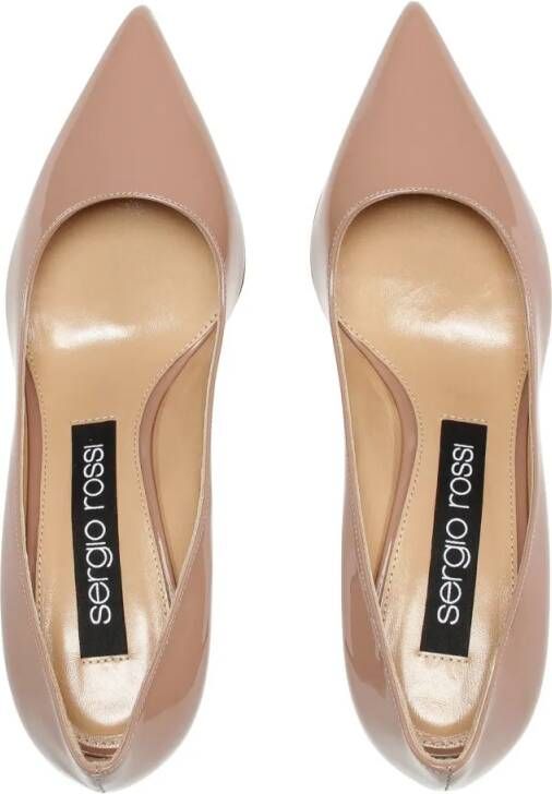 Sergio rossi Hoge hakken Godiva Pump 75 in bruin