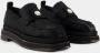 Simone Rocha Zwarte Leren Heart Toe Loafers Black Dames - Thumbnail 2