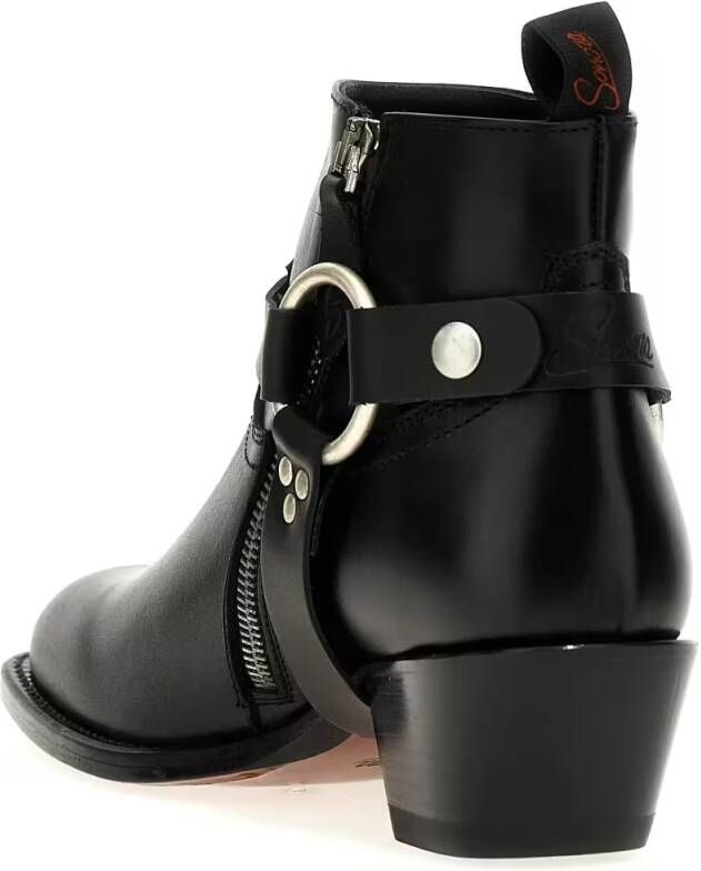 Sonora Boots 'Dulce Belt' Ankle Boots in zwart