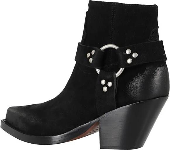 Sonora Boots Jalapeno Belt Ankle Boot in zwart