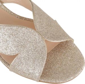 Sophia Webster Slippers Rita Flat Sandal in goud
