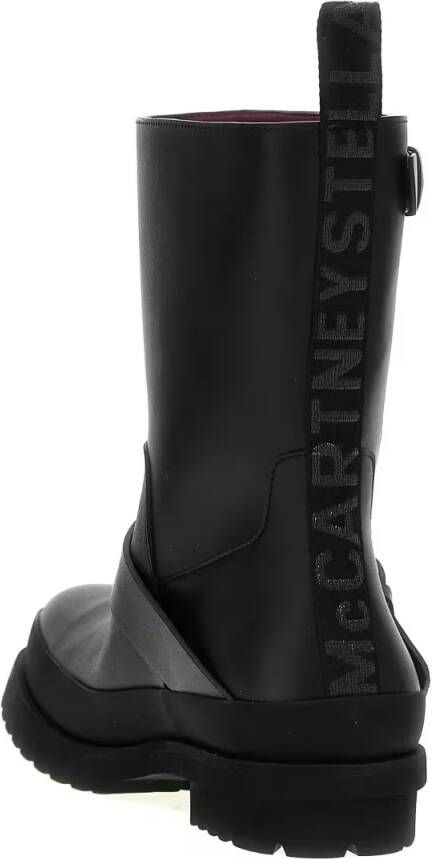 Stella Mccartney Boots 'Biker' Ankle Boots in zwart