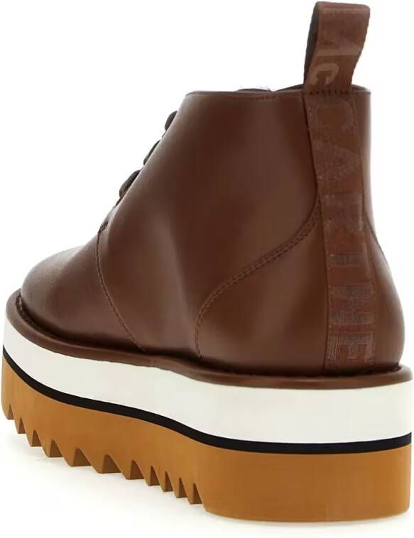 Stella Mccartney Boots 'Desert Sneak-Elyse' Ankle Boots in bruin