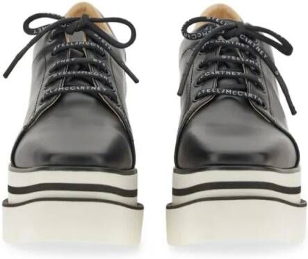 Stella Mccartney Lace-Up With Wedge "Elyse" in zwart