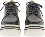 Stella Mccartney Lace-Up With Wedge "Elyse" in zwart - Thumbnail 1