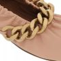 Stella Mccartney Loafers Falabella Chunky Chain Ballet Flats in poeder roze - Thumbnail 1