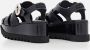 Stella Mccartney Sandalen Black Wedge Sandals With Adjustable Ankle Strap in zwart - Thumbnail 2