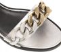 Stella Mccartney Sandalen Falabella Flat Sandals in zilver - Thumbnail 1