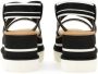 Stella Mccartney Sandalen Sneak-Elyse Sandal in zwart - Thumbnail 1