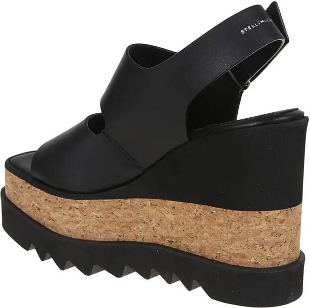 Stella Mccartney Sandalen Sneakelyse Alter Sporty Mat Sneakers in zwart