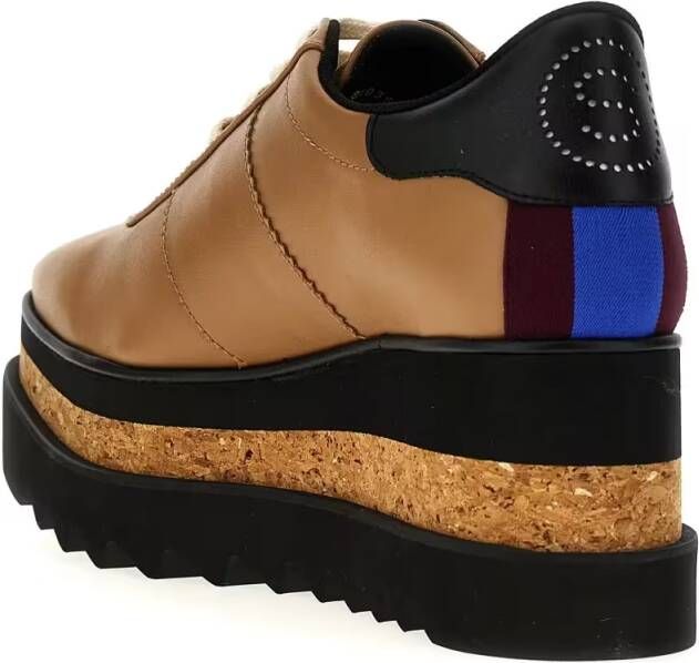 Stella Mccartney Sneak-Elyse' Wedges in bruin