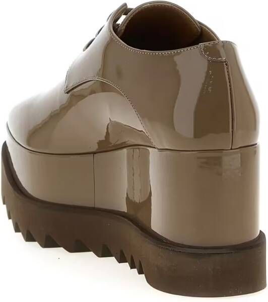 Stella Mccartney Stellabration Capsule 'Monocrome Elyse' Wedges in bruin