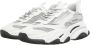 Steve Madden Witte Mesh Sneakers met Zilver en Wit Overlays White Dames - Thumbnail 7