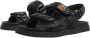 Steve Madden Mona-Q Quilted leren sandalen zwart - Thumbnail 4