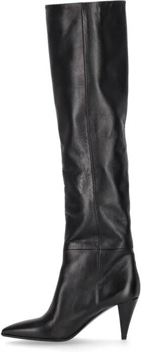 Strategia Boots Scout Black Heeled High Boot in zwart