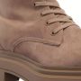 Stuart Weitzman Boots & laarzen Bedford Sleek Lace-Up Bootie in beige - Thumbnail 1