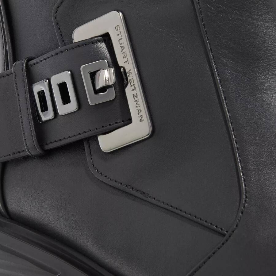 Stuart Weitzman Stoere Moto Bootie met Hardware Accents Black Dames - Foto 2