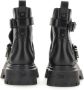 Stuart Weitzman Boots Maverick Bedford Motorcycle Boot in zwart - Thumbnail 1
