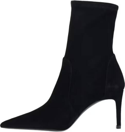 Stuart Weitzman Boots Stuart Power Ankle Boots – Black in zwart
