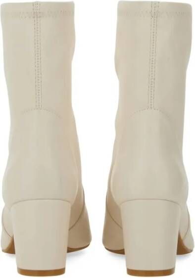Stuart Weitzman Boots "Yuliana" Ankle Boots in wit