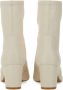 Stuart Weitzman Boots "Yuliana" Ankle Boots in wit - Thumbnail 1