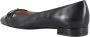 Stuart Weitzman Bow Pointed Almond Toe Ballerina Flat in zwart - Thumbnail 2