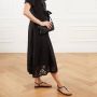 Stuart Weitzman Hoge hakken Georgie T-Strap in zwart - Thumbnail 1