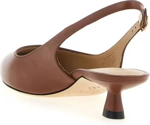 Stuart Weitzman Hoge hakken Stuart Sculpt' Slingback in bruin