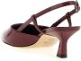 Stuart Weitzman Hoge hakken Vinnie' Slingback in rood - Thumbnail 1