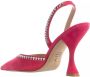 Stuart Weitzman Pumps & high heels Gemcut Xcurve 100 Slingback Pump in roze - Thumbnail 2
