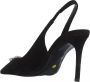 Stuart Weitzman Pumps & high heels Stuart Crystal Fleur 85 Slingback in zwart - Thumbnail 2