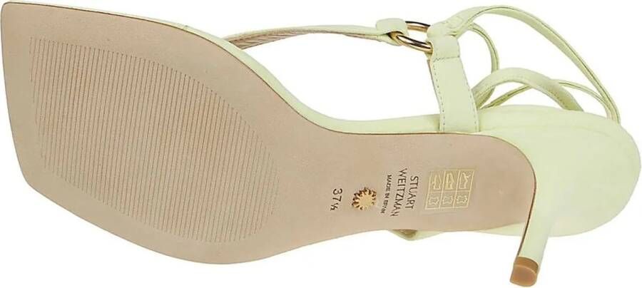 Stuart Weitzman Sandalen Lalita 75 Sandals Yellow & Orange in geel