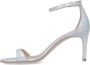 Stuart Weitzman Sandalen "Nudist Ii 75" Slingback Sandals – Silver in zilver - Thumbnail 1