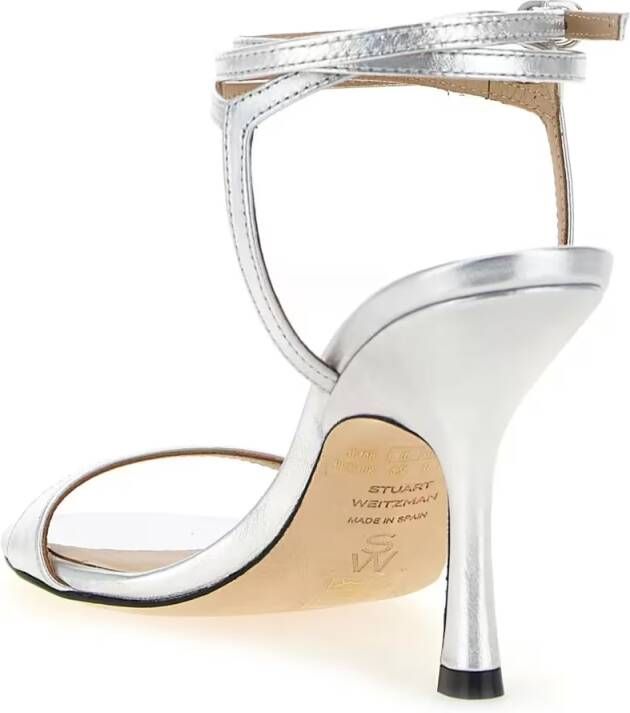 Stuart Weitzman Sandalen Nudist Wrap' Sandals in zilver