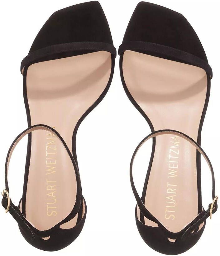 Stuart Weitzman Sandalen Nudistcurve 75 Sandal in zwart