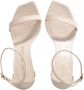 Stuart Weitzman Sandalen Nunakedcurve 85 Sandal in crème - Thumbnail 2