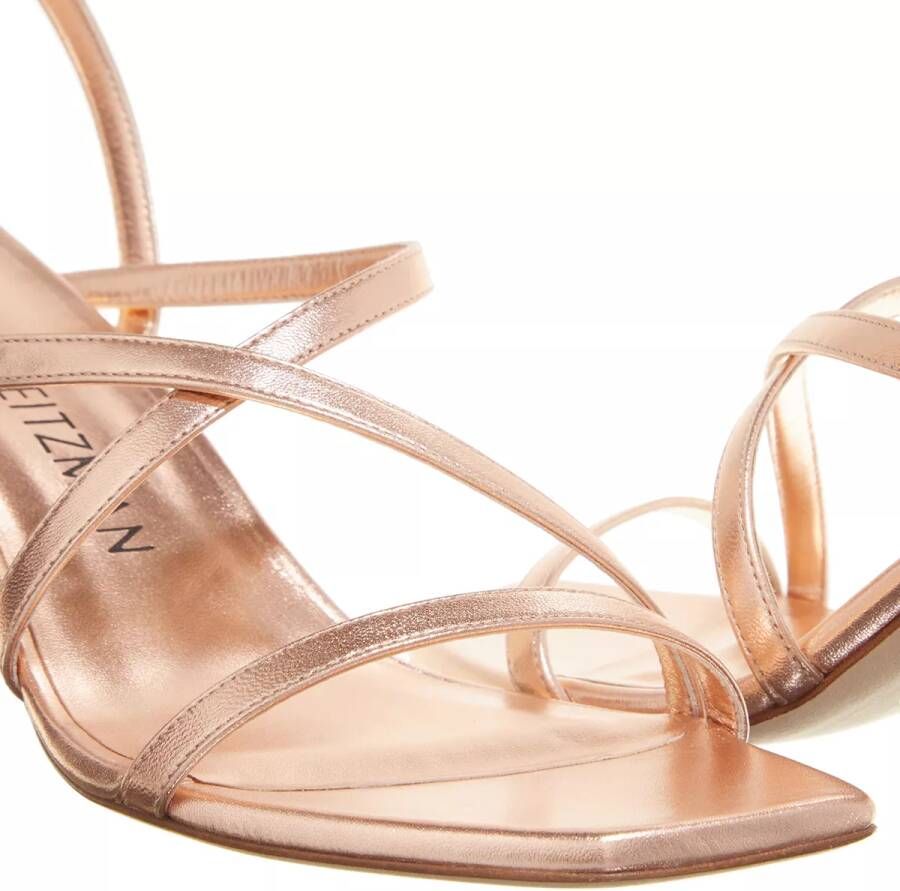 Stuart Weitzman Sandalen Oasis 75 Ankle-Strap Sandal in roségoud