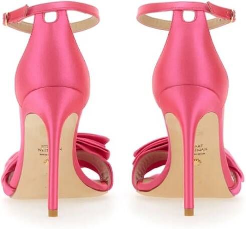 Stuart Weitzman Sandalen Sandal Nudistcurve Loveknot 100 in roze