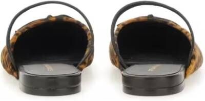 Stuart Weitzman Slippers & Mules Multicolor Mèdaillon Top in bruin