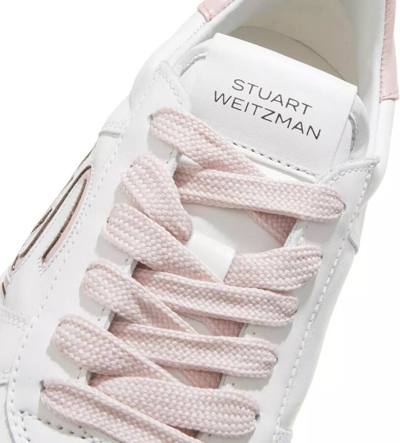 Stuart Weitzman Sneakers SW COURTSIDE LOGO SNEAKER in wit