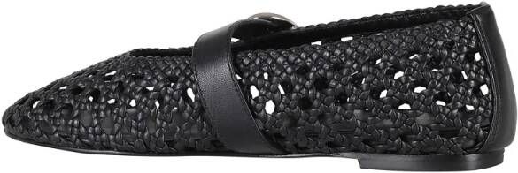 Stuart Weitzman Thea Ballerina Black in zwart