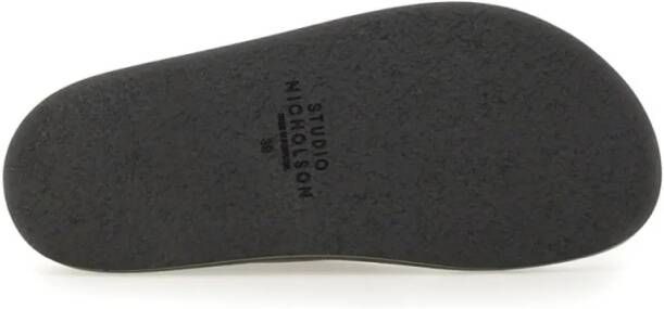 Studio Nicholson Sandalen Leather Sandal in zwart