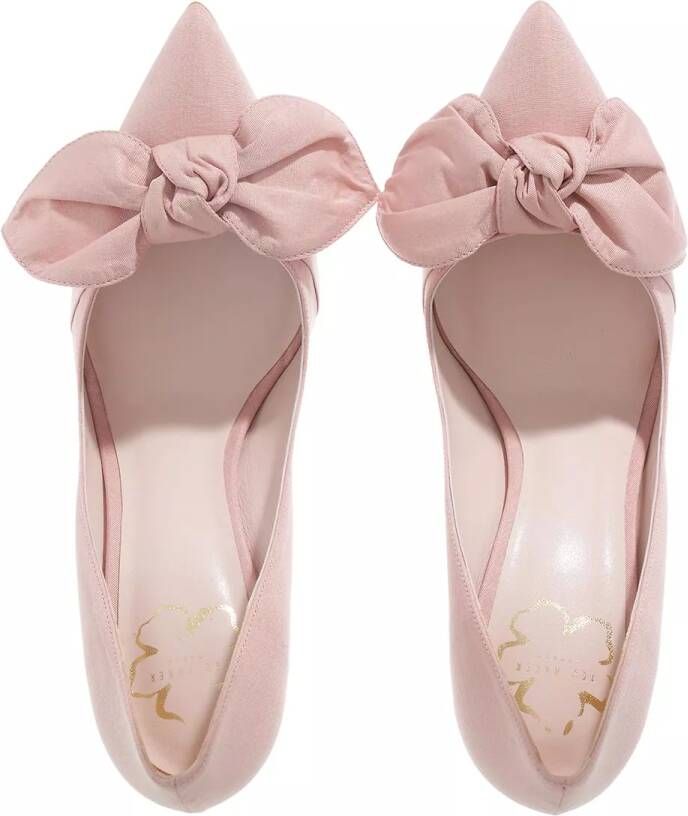 Ted Baker Pumps & high heels Hyana Moire Satin Bow 100Mm Court Shoe in poeder roze